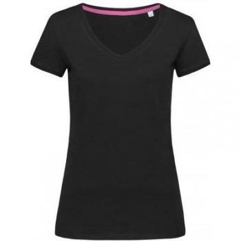 T-shirt lunga Stedman Megan con décolleté a V
