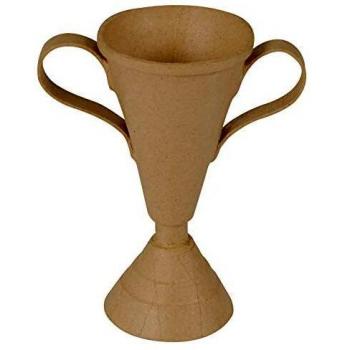 Papier mâché brun découpé à la taille de 9x14,5x18 cm