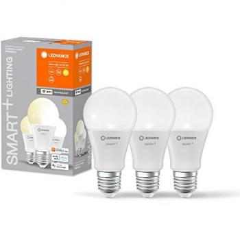 Smarte E27 LED-Lampe, 9,5W, 2700K, Dimmbar, warmweiß, 3er-Pack