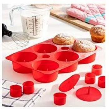 Molde de Silicona para Cupcakes Rellenos Tasty American