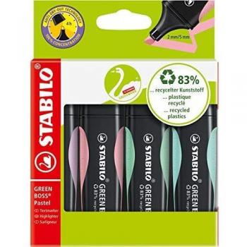 STABILO, Marker, GREEN BOSS Textmarker (Mehrfarbig, 3, 5 mm)