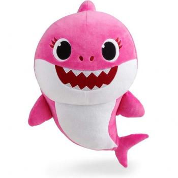BS Baby Shark Plüschpuppe (L) mit Lied Mama Hai 18 cm