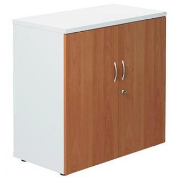 Jemini Cupboard 800x450x800mm White/Beech