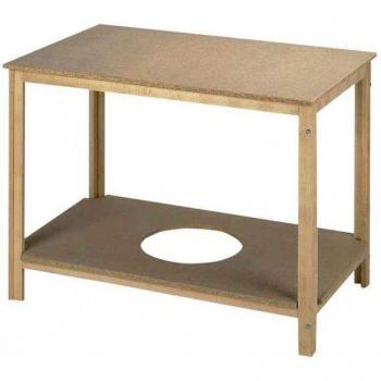 Mesa camilla rectangular sin barniz 140x80x75