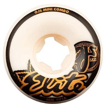 SkatePro Elite 101A 54mm Wheel Bundle – 4 Pieces (White, Gold, Black)