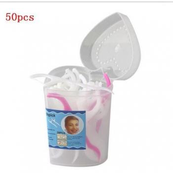 Oral Care Floss Picks with Carrying Case