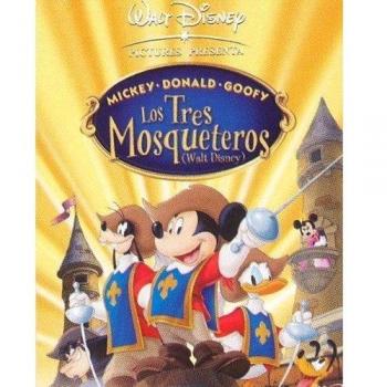 MICKEY DONALD GOOFY LOS TRES MOSQUETEROS EN DVD DE WALT DISNEY EN BUEN ESTADO 