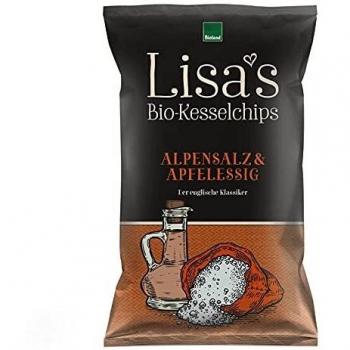 Apfelessig‑Salz Kesselchips – Lisa's Edition, 125 g
