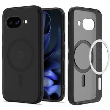 Google Pixel 9a Spigen Frost Black Magnetic Hybrid Case