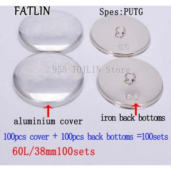 100 Sets Iron Back Buttons for Upholstery