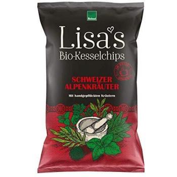 Natur‑Kesselchips von Lisa mit Alpenkräutern 110 g