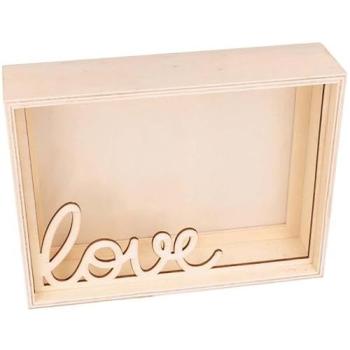 Cadre photo 3D en bois