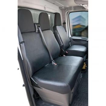 WALSER Coprisedile in Similpelle per furgoni Citroen Jumper II, Peugeot Boxer, Fiat Ducato