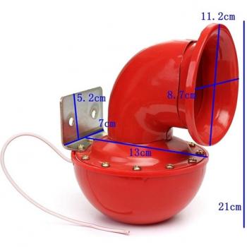 Bocina Roja para Coche y Moto