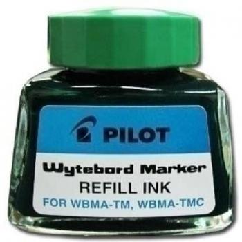 Tinta para rotulador de pizarra blanca Pilot 30ml verde