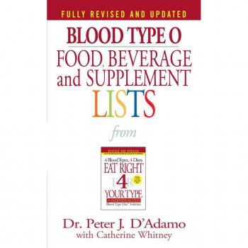 Blood Type O Food, Beverage and Supplement Lists (Eat Right 4 Your Type)