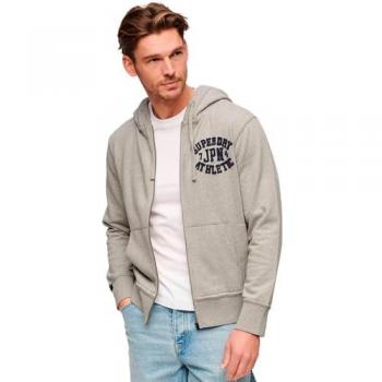 Superdry Giacca di Felpa Grigio / Navy S
