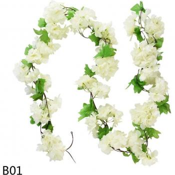 225CM Artificial Cherry Blossom Wall Decor Vine