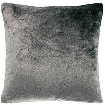 Walton & Co Plush Grey Touch Cushion
