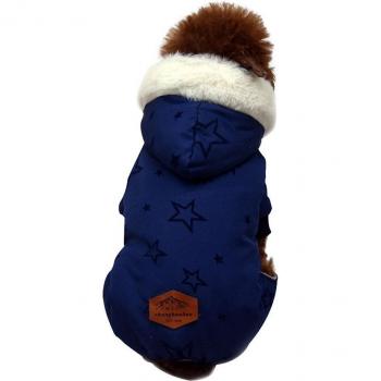 Vêtements d'hiver pour chiens à capuche