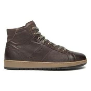 Baskets montantes en cuir marron NeroGiardini I500940U-300