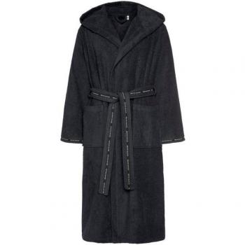 Bruno Banani Herrenhotelbademantel „Danny“ – Extra Lang, Walkfrottee, Kapuze, Gürtel – Logostreifen (S‑4XL)