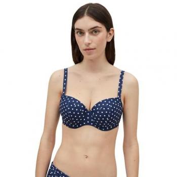 Top Bikini Deportivo con Detalle Lunar