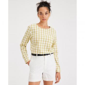 Tono Casual Dockers Mujer Manga Larga Cuello Redondo