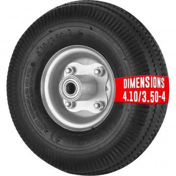 Tire à air 260 mm, alésage 16 mm – Roue de manutention
