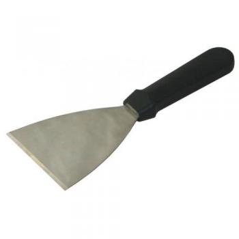 Spatola Inox 10 cm con Manico Plástico per Cucina