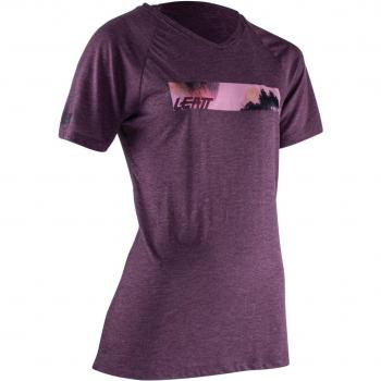 Leatt Violettes Damen Radtrikot