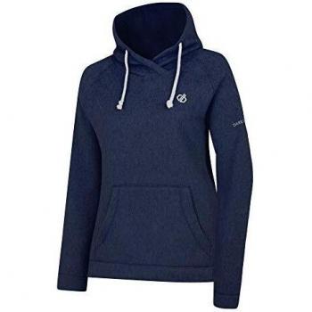 Dare 2b Damen Realise Marl Knit Slouch Fit Overhead Hooded Fleece with Shaped Hem