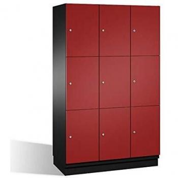 Armadietto con porte in acciaio