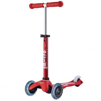 Micro Mini Deluxe LED Scooter Red