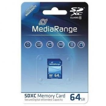 MEDIARANGE SDXC KARTE 64GB MR965 Klasse 10