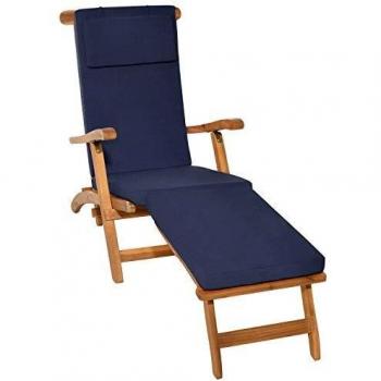 Beautissu Coussin Chaise Longue Loftlux DC 175x45x5 cm