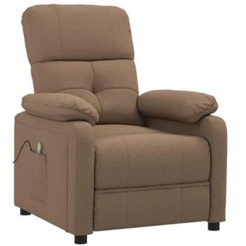 VidaXL Brown Electric Massage Chair