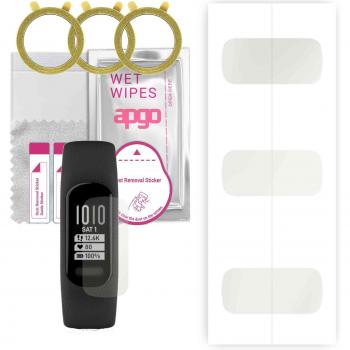 Lot de 3 films Apgo Hydrogel pour écran Garmin Vivosmart 5