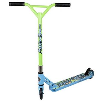 Trottinette Enfant Maui Aggro Shark Vert Bleu 2 Roues Au Pied