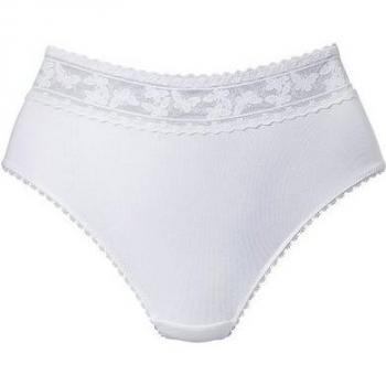 Nuance Hochbund-String mit feiner Spitze
