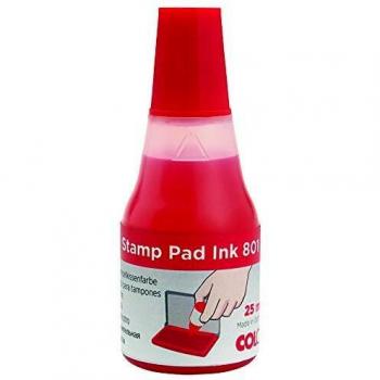 COLOP 801 Stamp Pad Ink Red