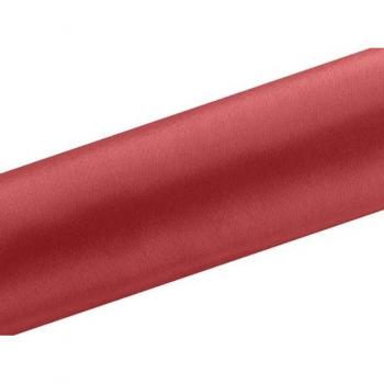 Partydeco Satin Stoffband Rot 0.16 x 9m