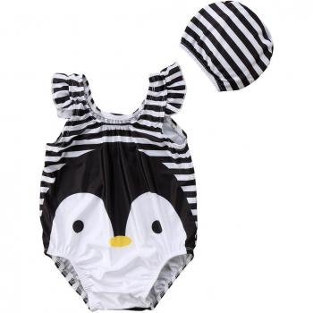 Maillot de bain enfant 3D Pingouin