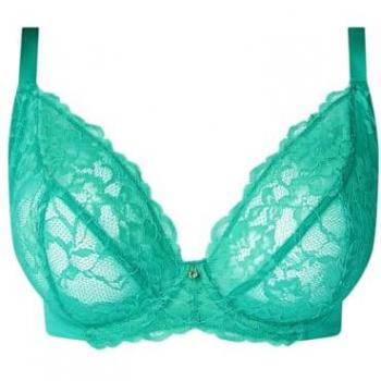 Green No-Underwire Full-Bust Lace Plunge Bra – Ann Summers