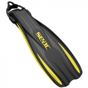 Palmes de natation Seac U-1000 Sling Strap Jaune Noir XL-XXL