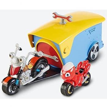 Ricky Zoom 2i1 släpvagn och motorcyklar