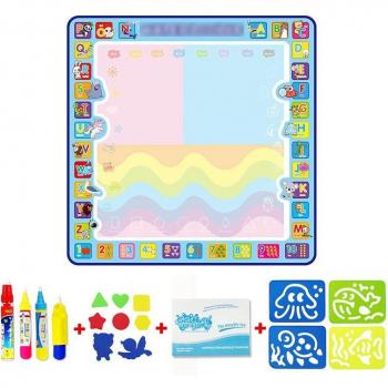 Educational Magic Water Painting Mat Set for Kids