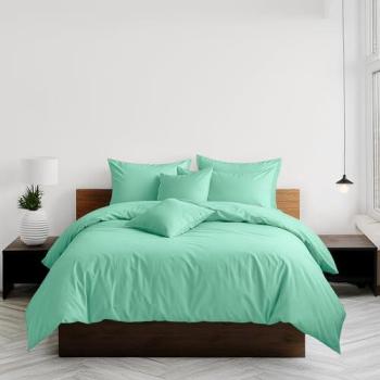 Mint Whisper Double Duvet Cover Set – Polycotton Easy Care