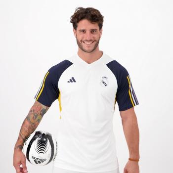 Camiseta de fútbol Adidas Ib0868 para hombre en color blanco