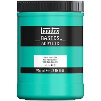 Peinture acrylique couleur vert éclatant – 660 – Liquitex Basics – 946 ml
